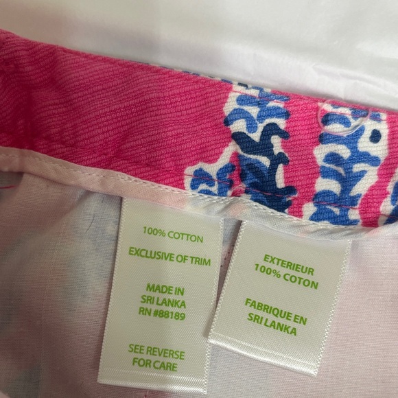 Lilly Pulitzer Adie shorts I Pink Samba print size 6 - Picture 6 of 6